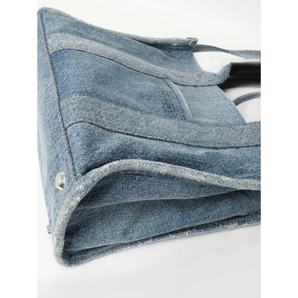 BALENCIAGA Hardware Tote 2way Denim Bag Blue - Picture 5 of 9